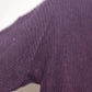 Vintage Gachet Womens Medium Geometric Knit Sweater Purple