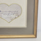 Love Verse Frames To Remember by Dr Dobbins Framed Wall Decor Ornate Gold Heart