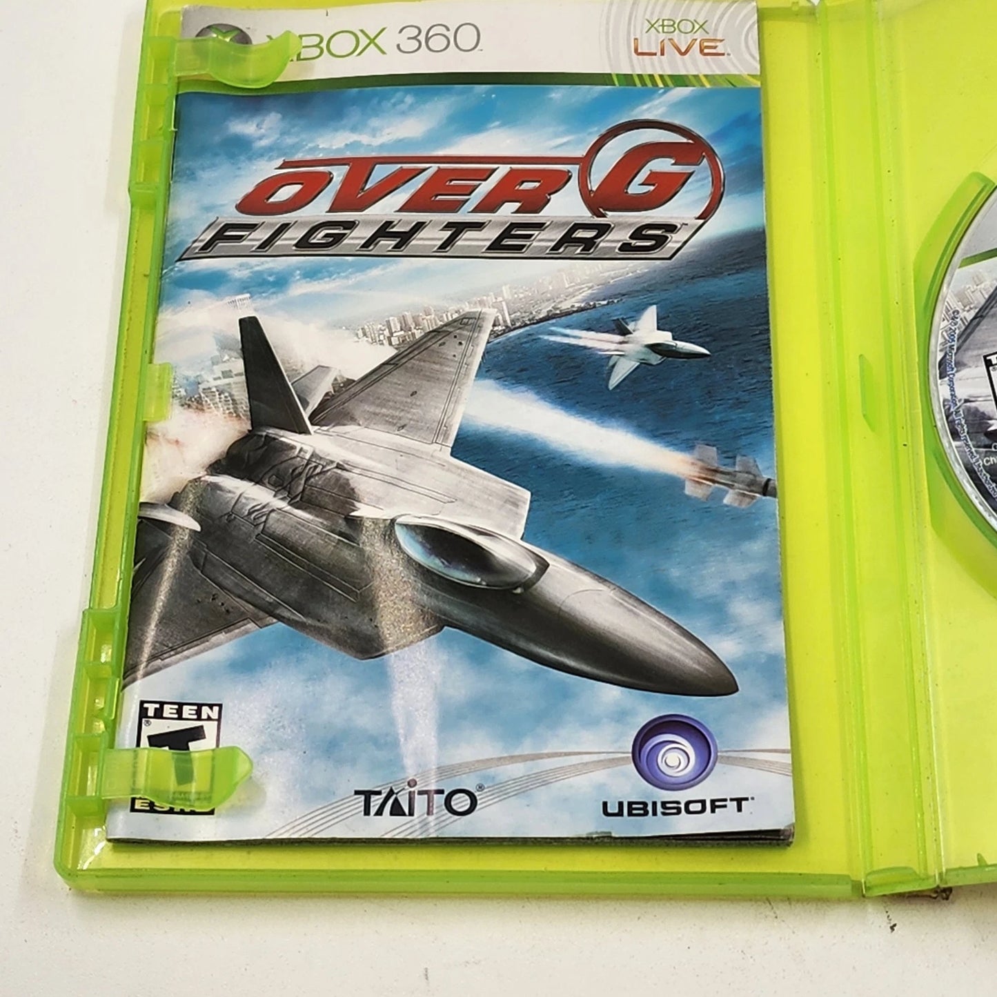 Over G Fighters Xbox 360 2006 Ubisoft Taito Arcade Flight Combat Game Teens