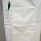White Full Length Bistro BOH Apron 1 Patch Pocket 27" W x 31" L Fame Fabrics F24