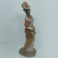 Atlantic Mold Western Woman Figurine 22in Ceramic Statue Prairie Lady Vintage