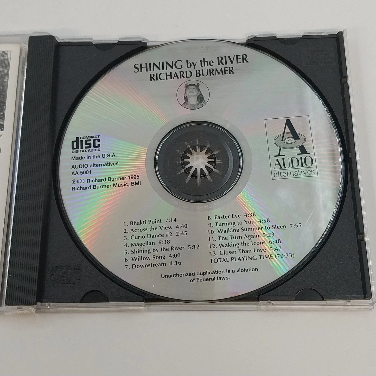 Richard Burmer Shining by the River Collections Vol 1 CD 1995 Ambient New Age
