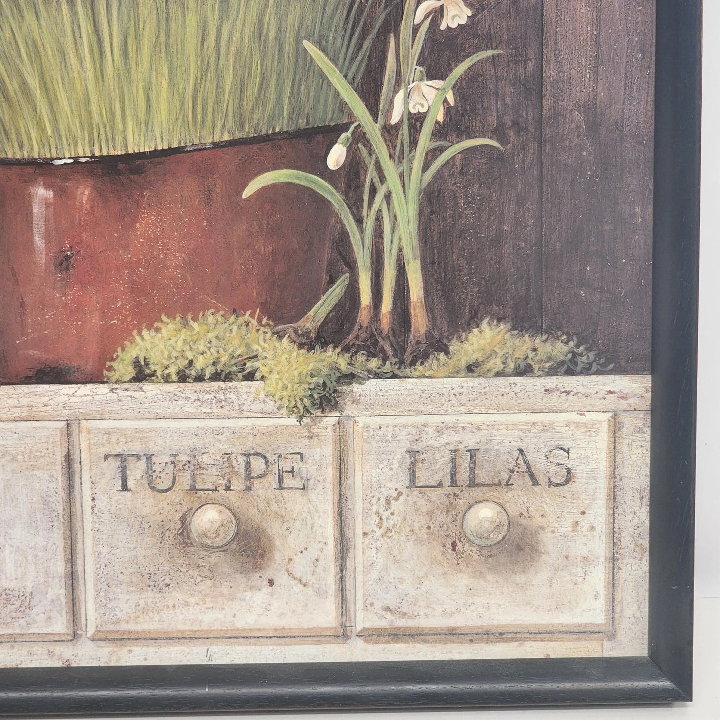 LILAS Wall Art by Arnie Fisk Framed 18" x 18" Italy Giclee Print No. 729/4170