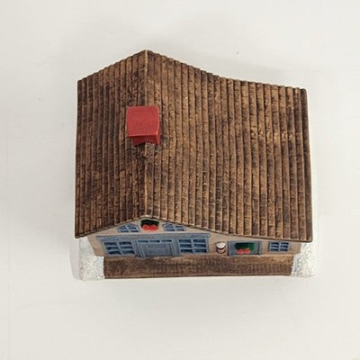 General Store Christmas Americana Village 7.5" Ceramic Homemade Lighted Vintage