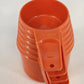 Tupperware Harvest Orange Measuring Cups Set 6 Complete 1970s MCM Retro Kitchen