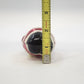 Santa Claus Hand Painted Blown Glass Christmas Hanging Ornament 5.25" Candy Cane