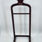 Wood Valet Butler Floor Standing Men's Clothes Suit Wardrobe Rack 45"h x 17"w