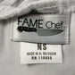 Fame Fabrics C20 White Chef Hat 10 Inch Hook Loop Closure 81118