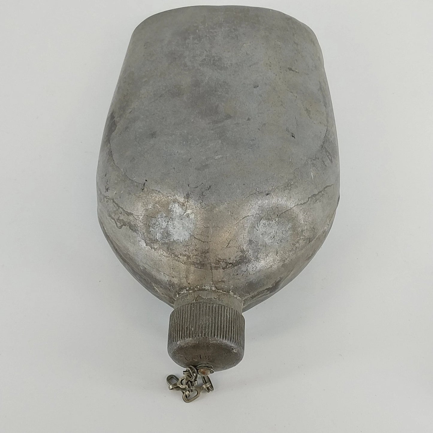 US Military WWII Metal Water Canteen Canvas Cover Army Field Gear Vintage
