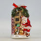 Christopher Radko Santa Puppy Mercury Glass Ornament 5" Christmas Poland Vintage