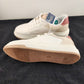 Universal Thread Women’s 8M Shoes Flora Casual Sneakers White Lace Up Pink Trim