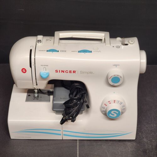 Singer Simple Sewing Machine E99670 50T8 Manual Dial Foot Pedal Power Cord Cover