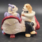 Applause Music Box Dogs Victorian Love Seat Plays My Funny Valentine Formal Vtg
