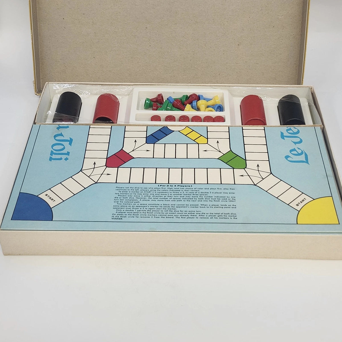 Whitman Pachisi The Game of India Board Game Toy Complete Boxed 1960s Vintage