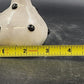 Studio B Art Vase Carn Pottery 6" White w Black Polka Dots John Beusmans 1970's