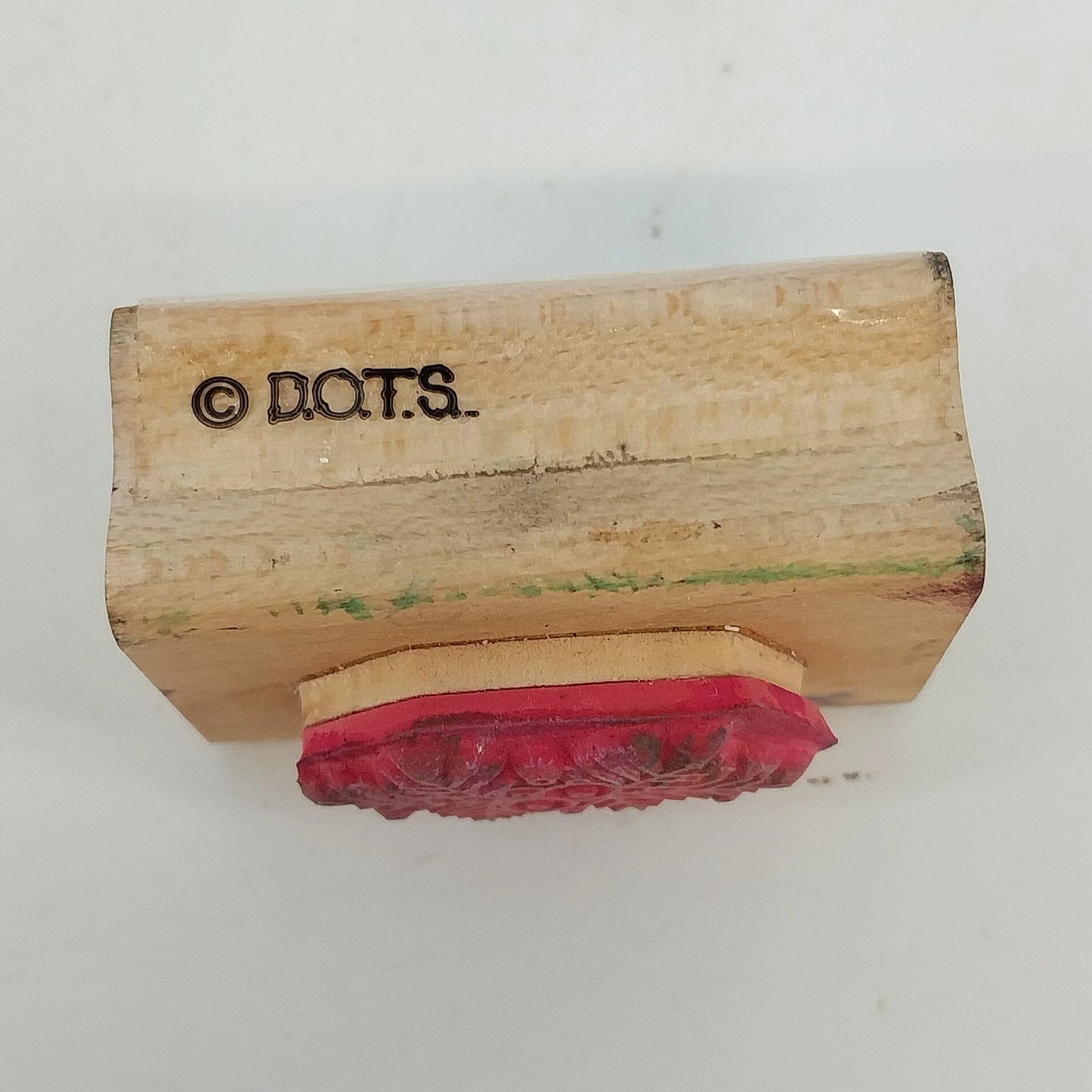 DOTS Wooden Rubber Stamp Set Camera Holiday Craft Stamps