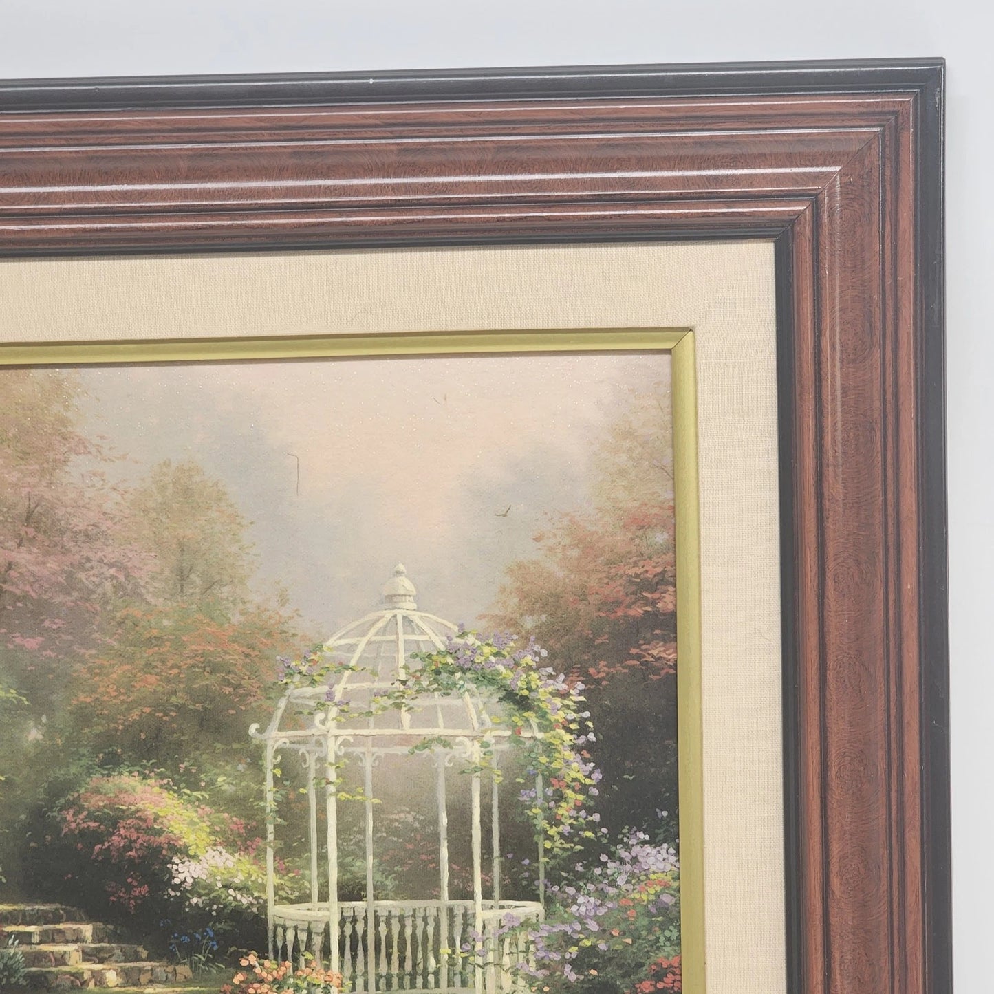 Thomas Kinkade Lilac Gazebo Limited Edit Canvas 12x16 Hand Highlighted 259/2950