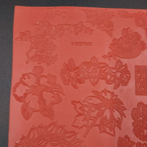 Unmounted Uncut Rubber Stamps Sheet Flowers 12 Images 8x10 Crafting Scrapbooking