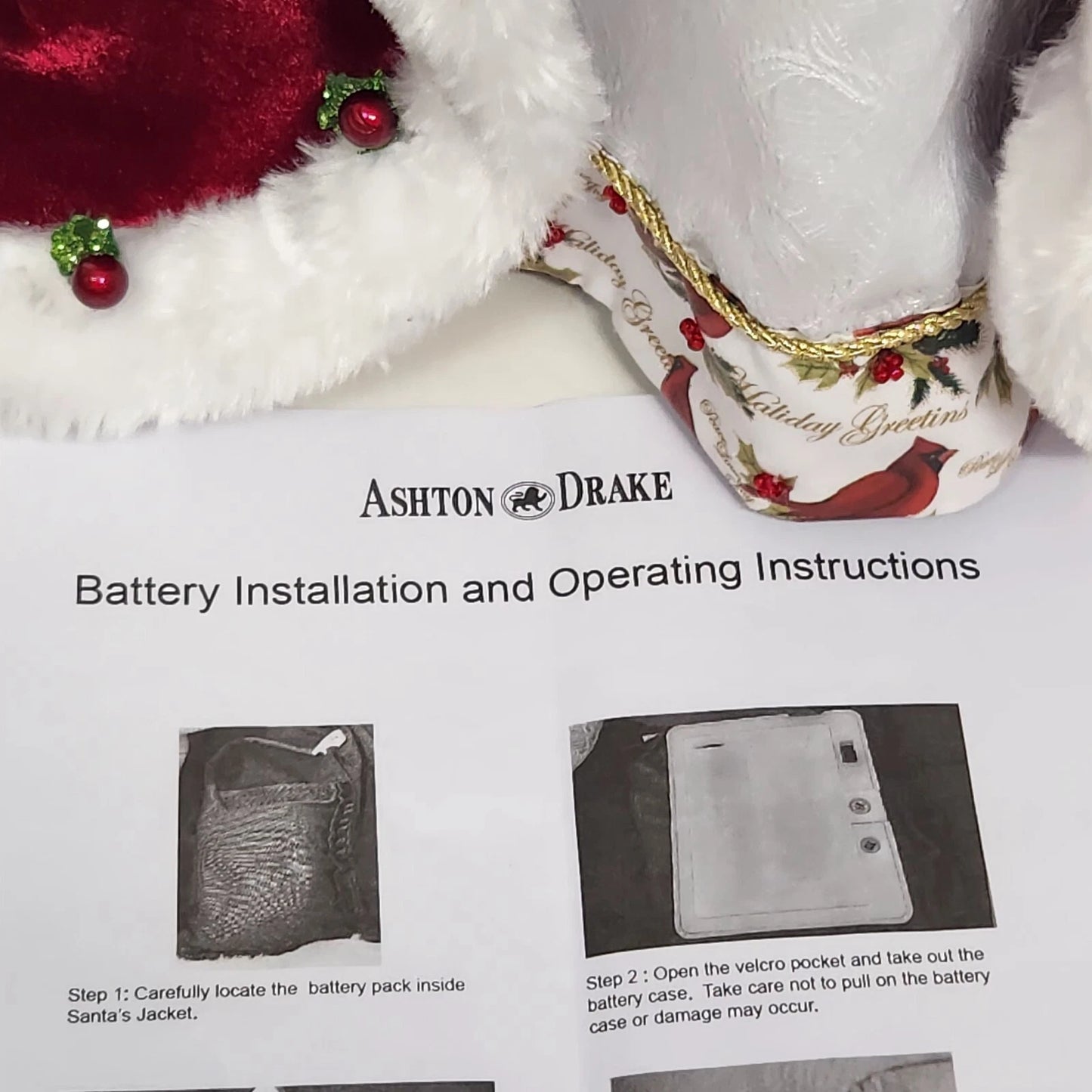 Ashton Drake 24" Santa Claus Winter Blessing Musical Doll by Vander Logt w COA