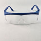 Crews Stratos Safety Glasses Blue Frame Clear Lens ANSI Z87