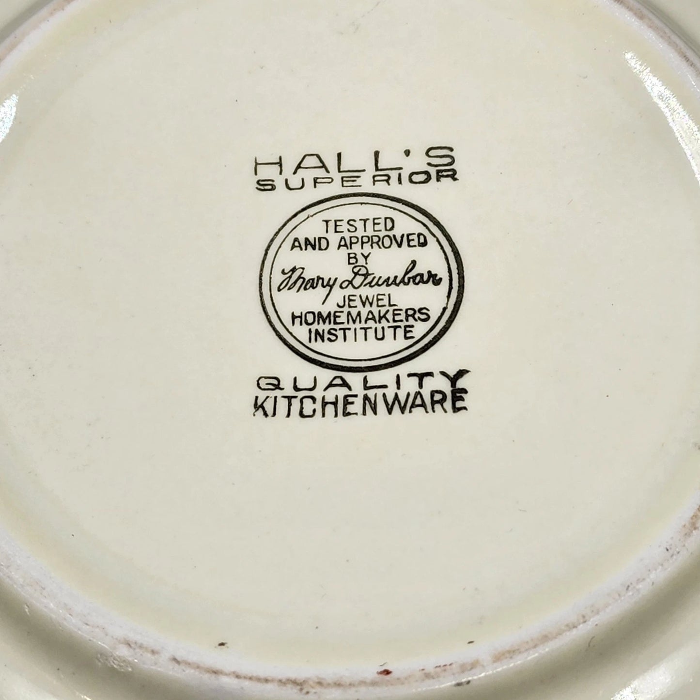 Autumn Leaf Salad Serving Bowl 2 Quart 9" Hall's Superior Jewel Tea MCM Vintage