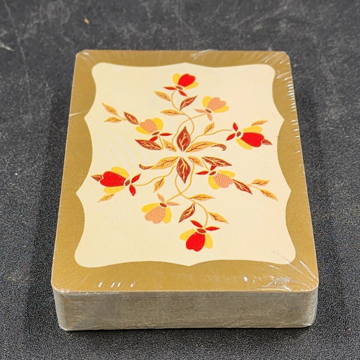 Autumn Leaf Pinochle Playing Cards Sealed Hall's Jewel Tea Liberty Crusader Vtg