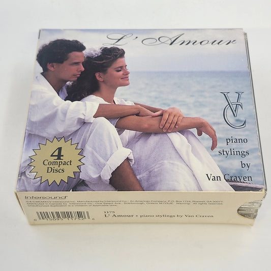 Van Craven L'Amour 4 CD Box Set Piano Stylings Intersound 1176-1179 Body & Soul