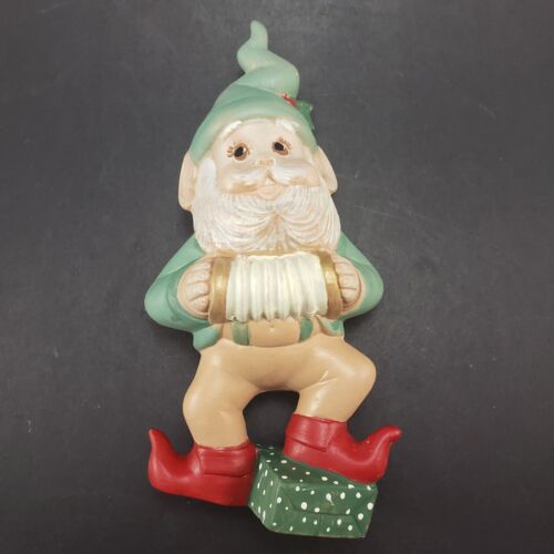 Ceramic Mold Elf Elves Gnome Musical Figures Musicians Christmas Set 3 Guitar