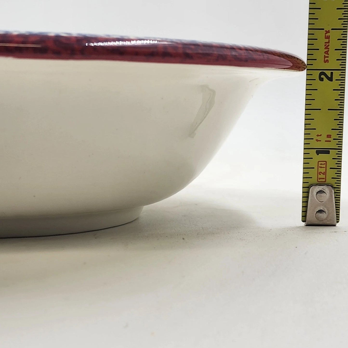 4 Soup Salad Bowls 8.25" Winter Scene Holly Mountain Lodge FWC's Cook's Bazaar