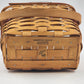 Longaberger Christmas 1998 Glad Tidings Basket Red Wall Hanger Plastic Protector