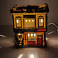 Barber Shop Christmas Village House Coca-Cola Townsquare Collection 1996 Vintage