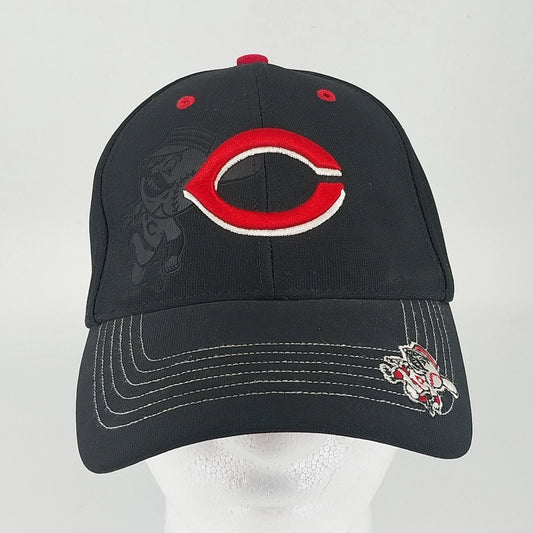 Cincinnati Reds Mr Redlegs Hat Black Adjustable MLB Fan Favorite Cap Adjustable