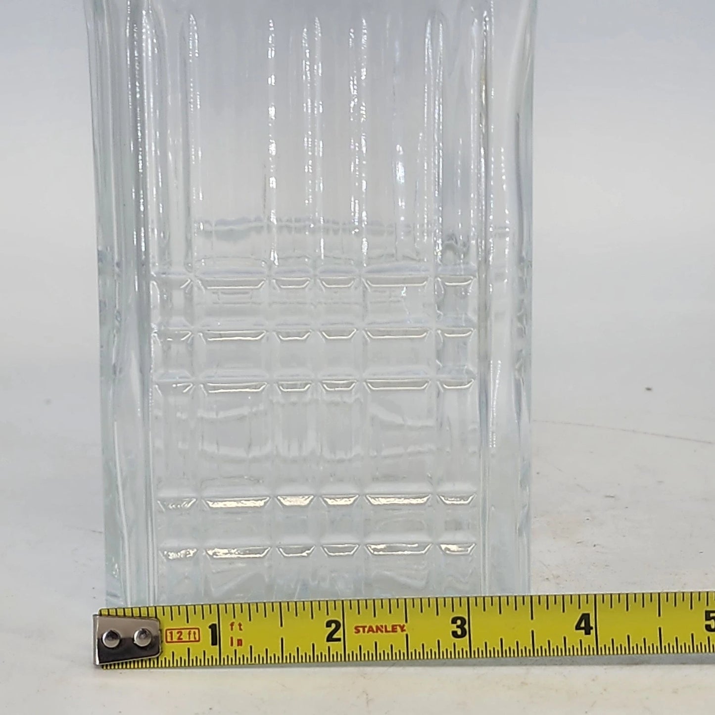 Bar One Lexington Whiskey Decanter Set 5pc Cut Glass 4 Rocks Glasses NOS