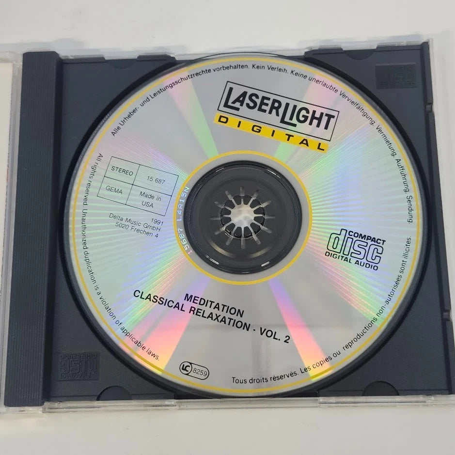 LaserLight Classical 2 CD Piano Dreams Ave Maria Meditation Relaxation Vol 2 Vtg