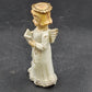 Lefton Choir Angel Singing Reading Book Figurine Porcelain Japan 6.25" Tall Vtg