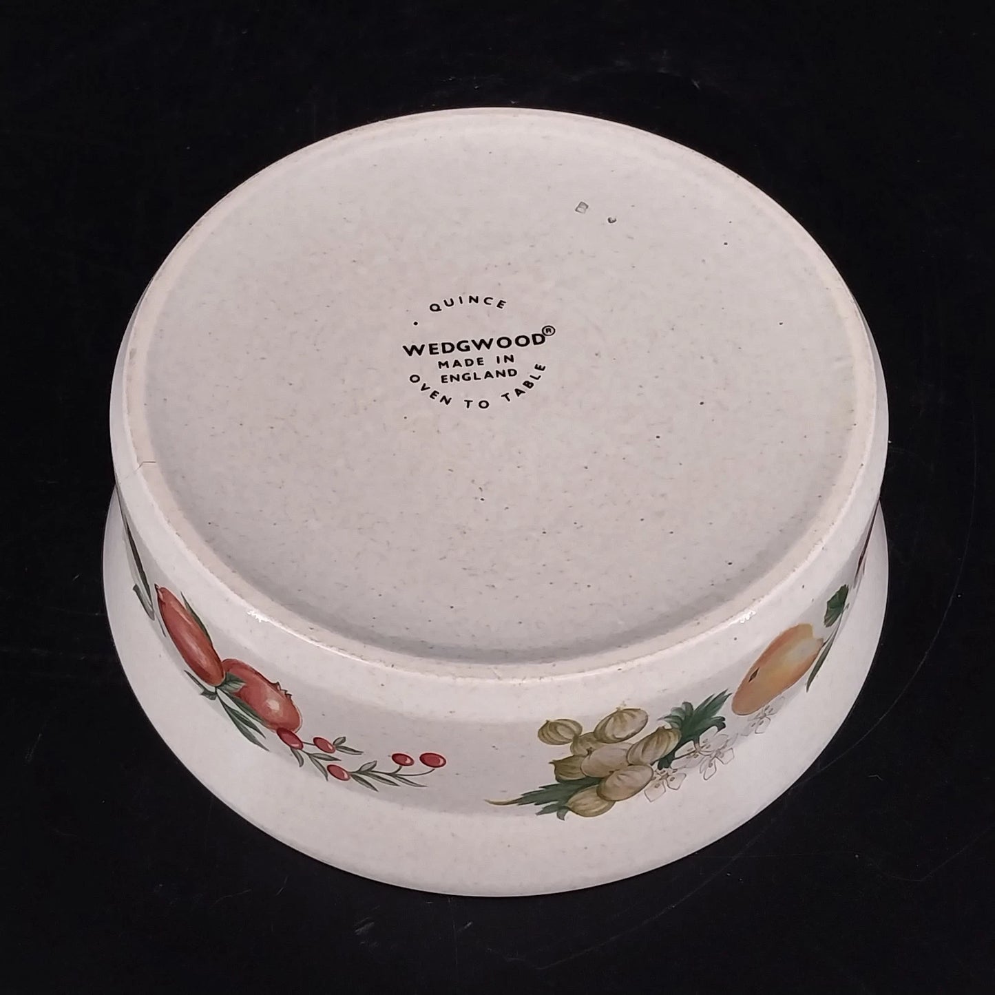 Vintage Wedgwood Quince Fruit Ring Dessert Bowl England
