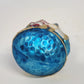 Northlight Blue Santa Snowman Glass Christmas Ornament 4.75" Holiday Decor