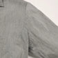 Tommy Hilfiger Women's Grey Zip Front Top Size L Fitted Logo Long Sleeve Darts