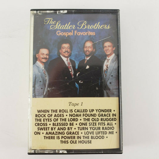 Gospel Favorites by The Statler Brothers 1992 Tape 1 Cassette Rock of Ages More
