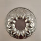 Stainless Steel Aluminum Bundt Cake Pan 8 Inches Across Vintage Impression Mold