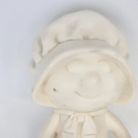 Pillsbury Dough Girl Poppie Fresh Rubber Toy No Blue Eyes Variant Vintage 1972