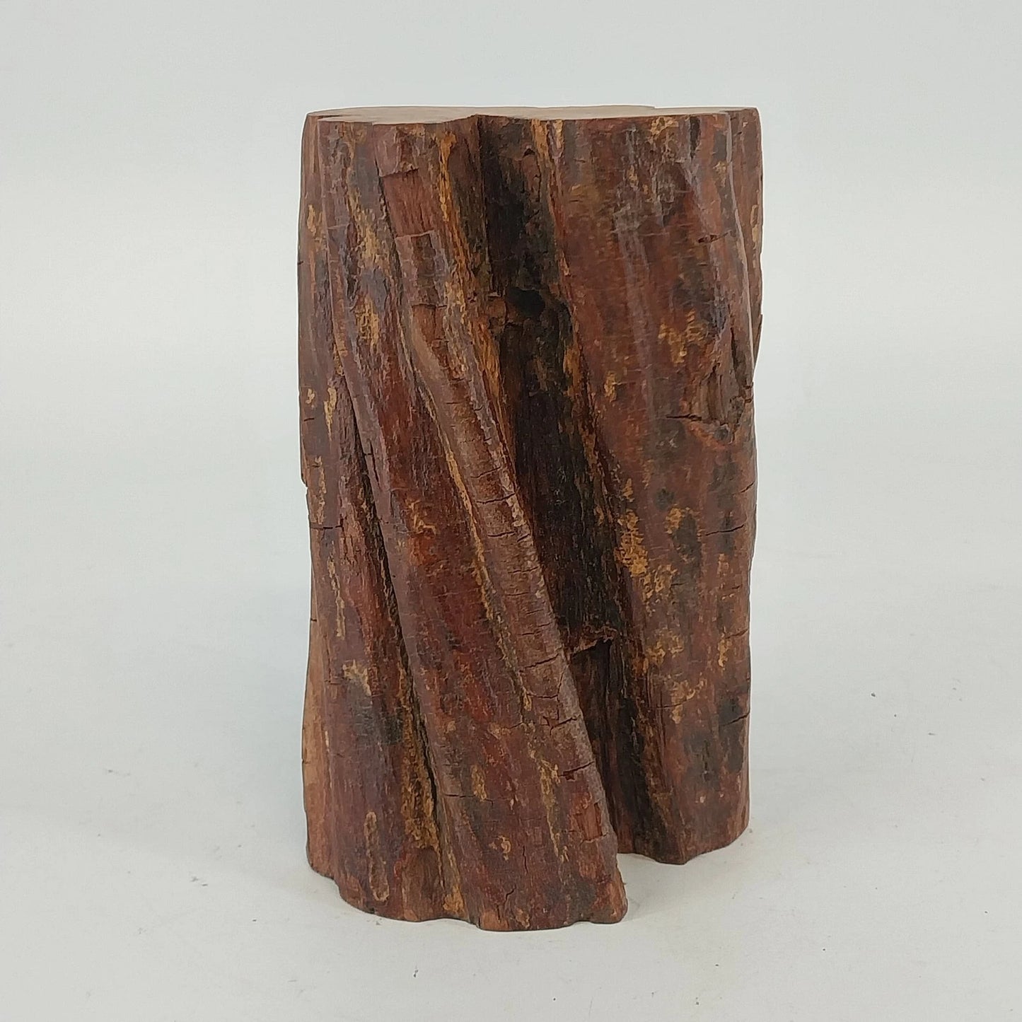 Solid Wooden Stump Rustic Decor Natural Finished Wood 6" Growth Rings Farmhouse
