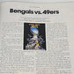 Super Bowl XVI 1982 Official NFL Game Program 49ers vs Bengals Joe Montana MVP