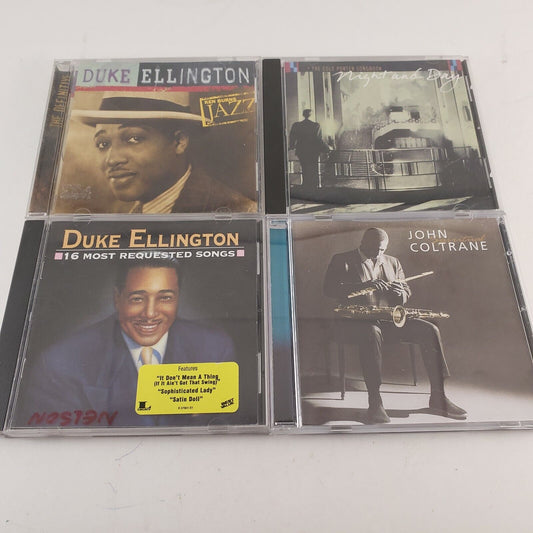 Lot of 4 CD's Jazz From Cole Porter & John Coltrane Plus 2 From Duke Ellington