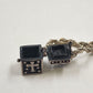 Silver Tone Rope Chain with Prayer Box Cross Design Charm Pendant 12" Necklace