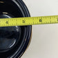 Florentine Italy Footed Pottery Bowl Cobalt Blue Gold Classical 4" Tall x 5.25"d