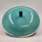 Club Aluminum 4 Qt Dutch Oven Turquoise 10" Stock Pot w/ Lid Vintage 1960s