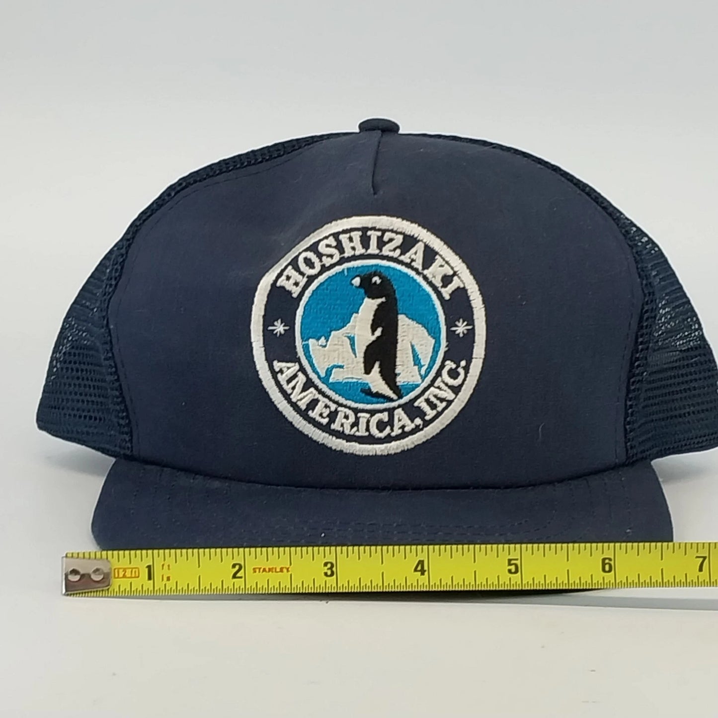 Vintage Hoshizaki America Mesh Snapback Trucker Hat Blue Cap
