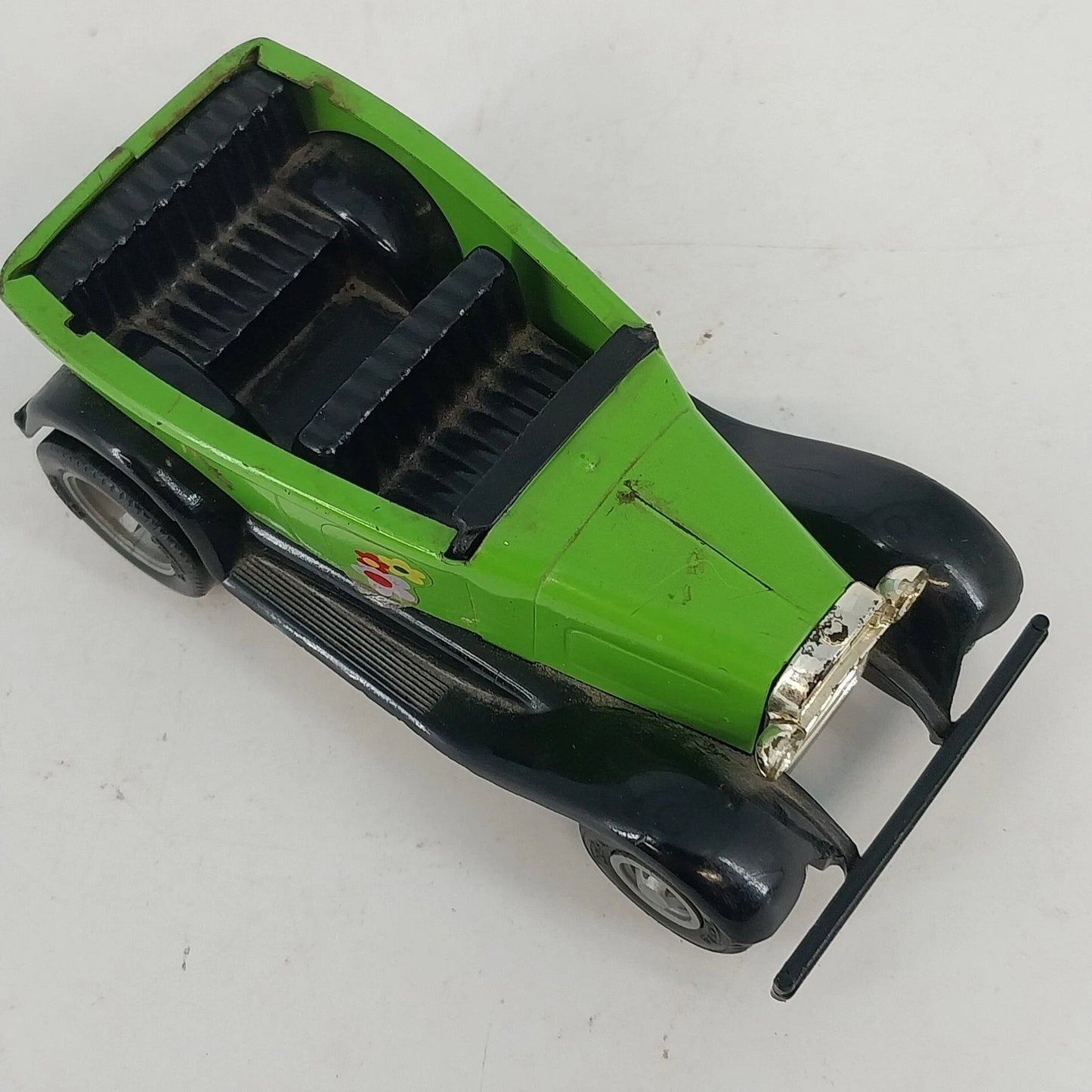 Tonka Tiny Stinger #456 Lime Green Model A Ford Roadster Diecast Car Vtg