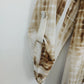 CL♡22 Tie Dye Dress Gold White Roll-Tab Sleeve Waist Tie Women's Large